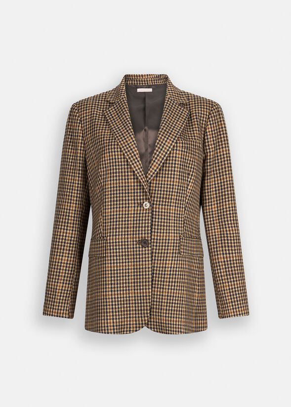 Giacca oversize a quadretti Liu Jo LIU JO Abbigliamento e accessori > Abbigliamento - dettaglio 3