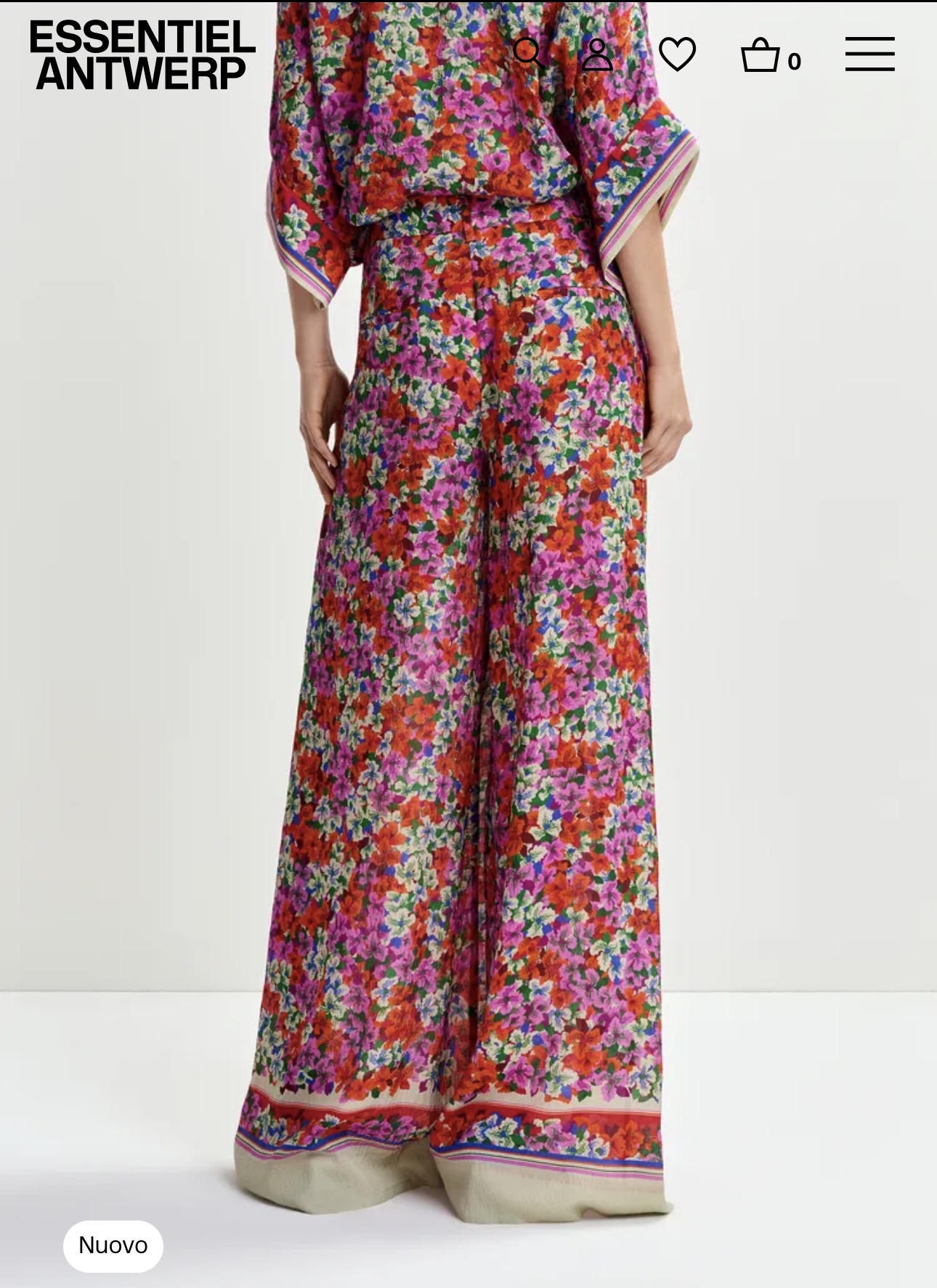 Pantalone fantasia floreale abbigliamento Essentiel ESSENTIEL Abbigliamento e accessori > Abbigliamento - dettaglio 2