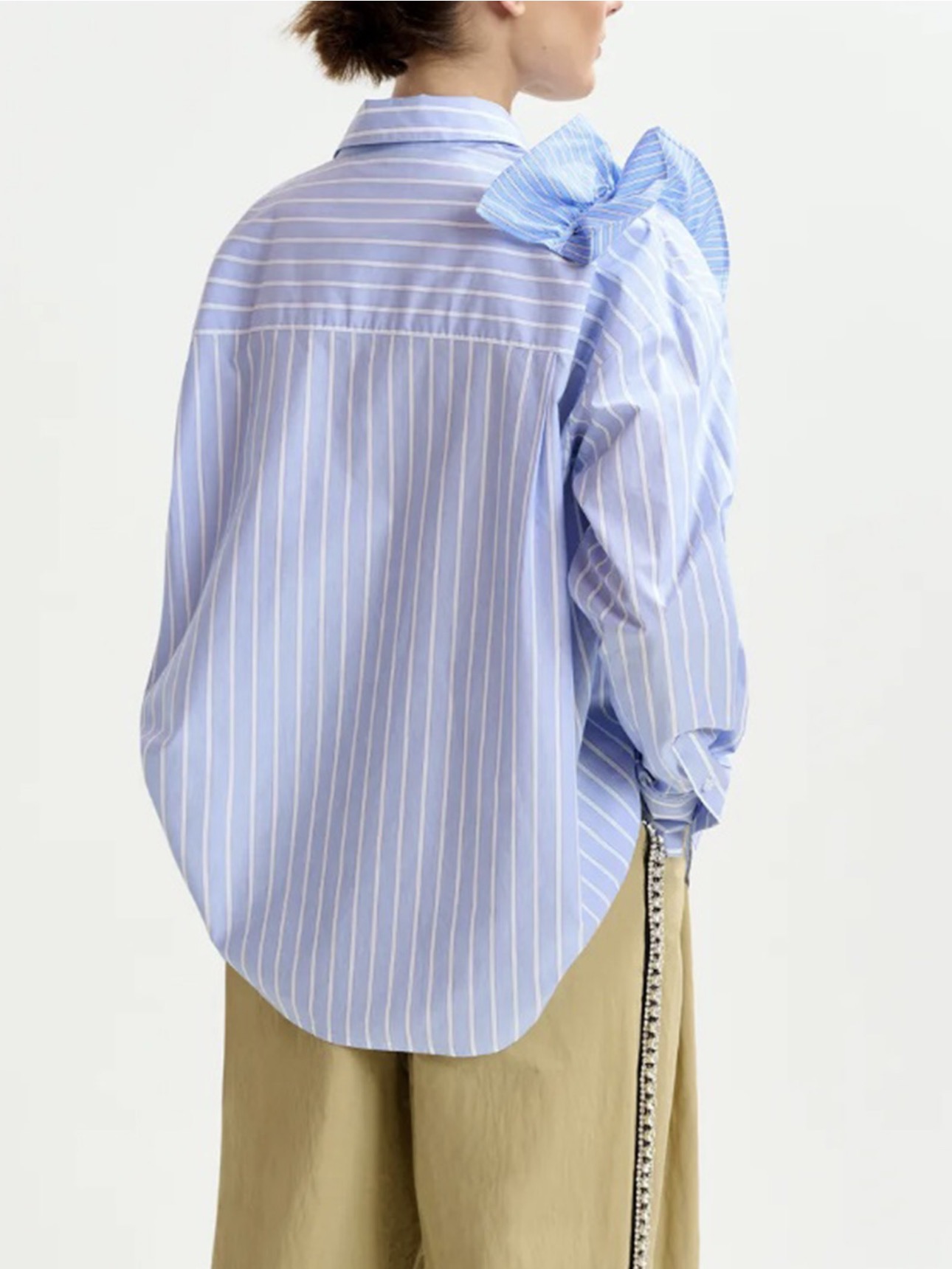 Camicia rouches con righe diverse Essentiel ESSENTIEL Abbigliamento e accessori > Abbigliamento - dettaglio 1