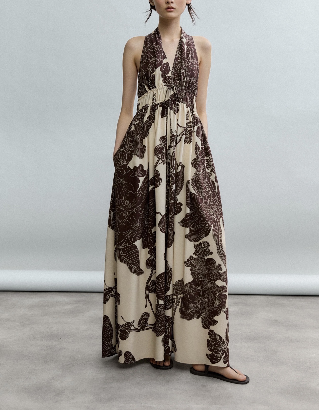 Abito crepe de chine di seta Psophia PSOPHIA Abbigliamento e accessori > Abbigliamento - dettaglio 2