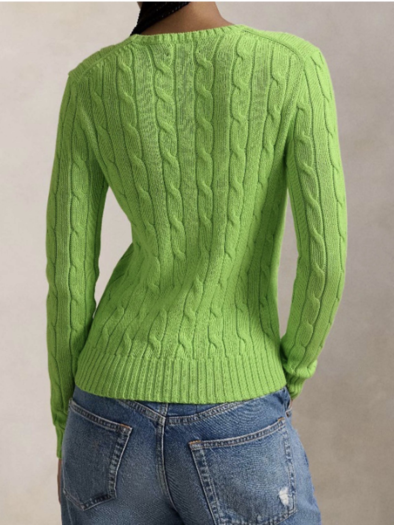Pullover girocollo verde chiaro Ralph lauren RALPH LAUREN Abbigliamento e accessori > Abbigliamento - dettaglio 1