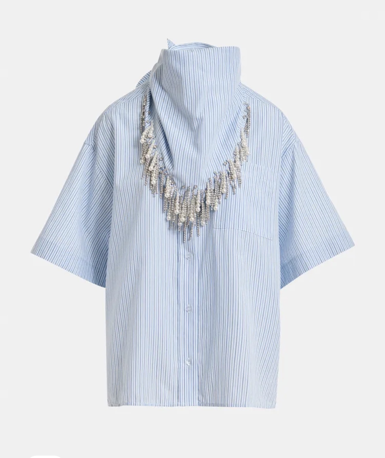 Camicia bandana con applicazioni di perle e strass Essentiel ESSENTIEL Abbigliamento e accessori > Abbigliamento - dettaglio 3
