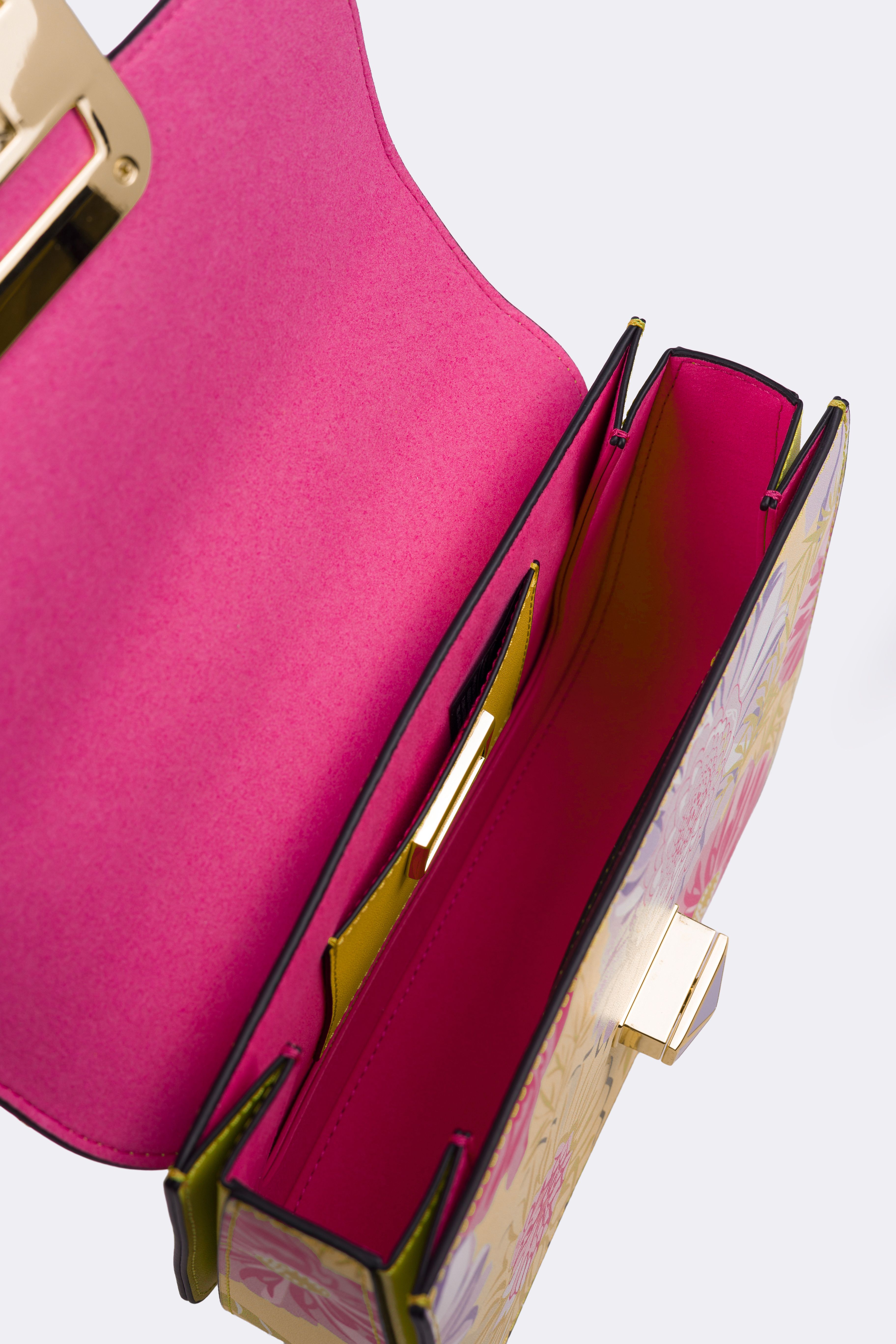 Borsa a tracolla in pelle stampata Cromia CROMIA Abbigliamento e accessori > Borsette, portafogli e custodie - dettaglio 1