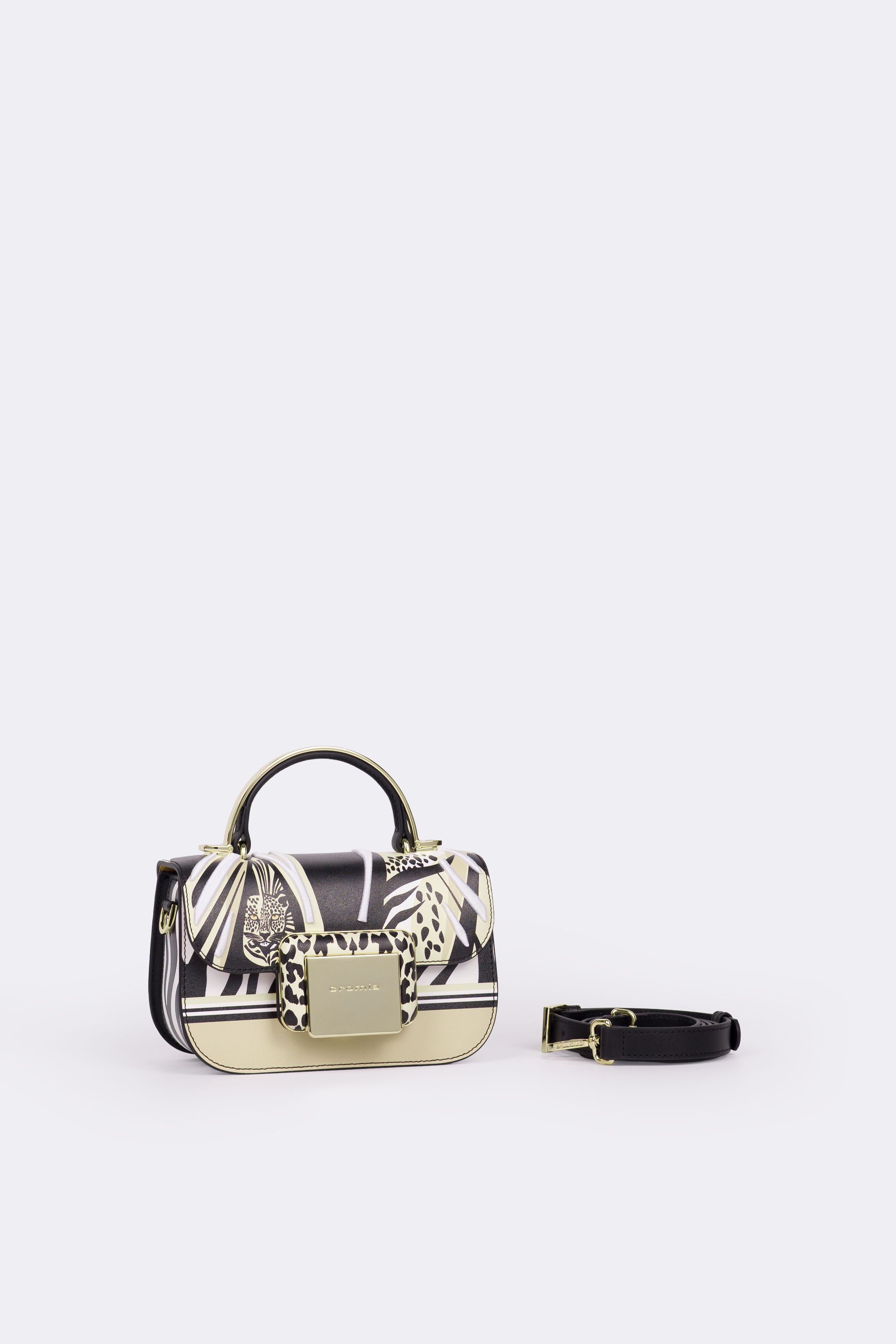 Borsa a mano pelle stampata Cromia CROMIA Abbigliamento e accessori > Borsette, portafogli e custodie - dettaglio 2