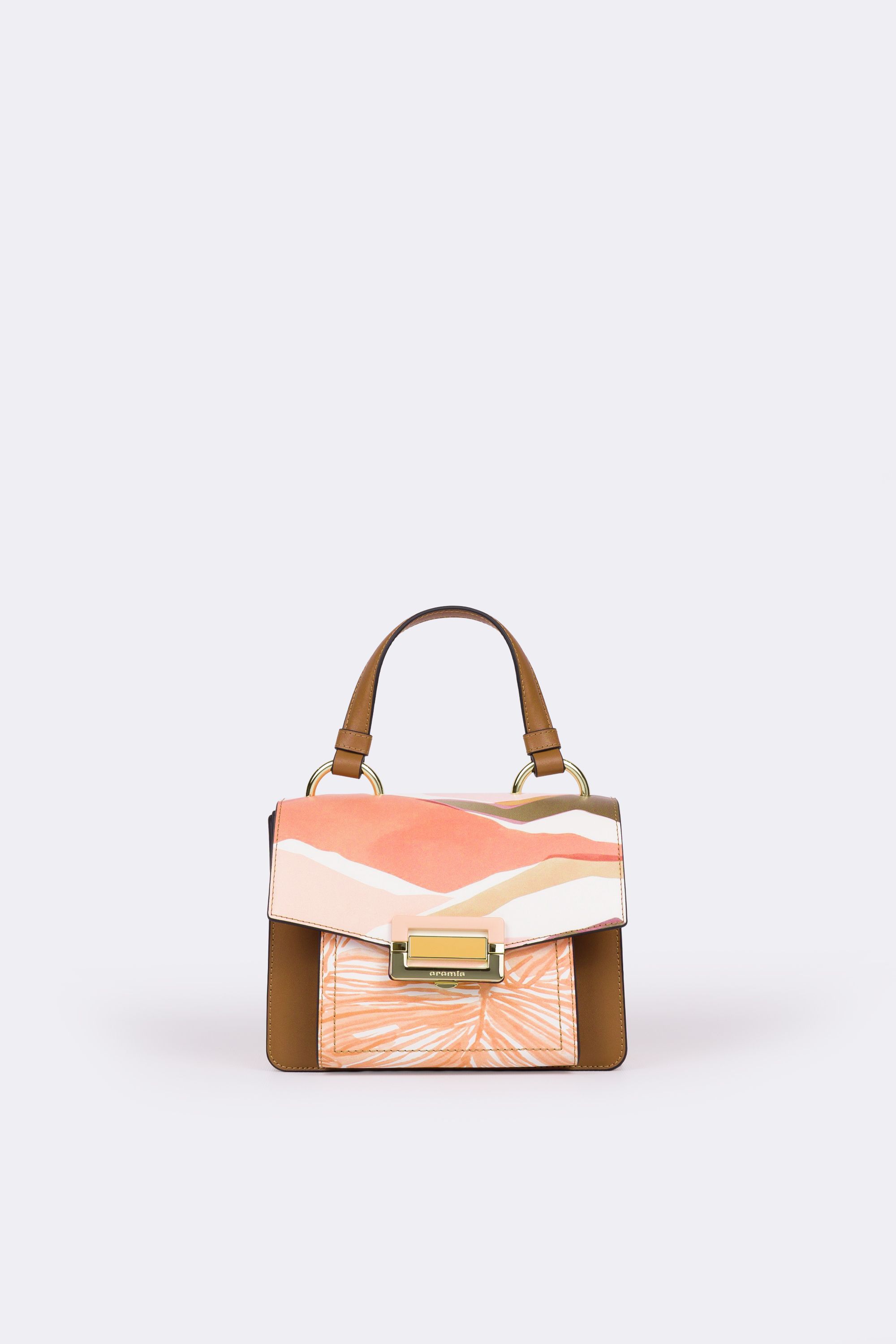 Borsa a mano pelle stampata disegno tramonto Cromia CROMIA Abbigliamento e accessori > Borsette, portafogli e custodie - dettaglio 1
