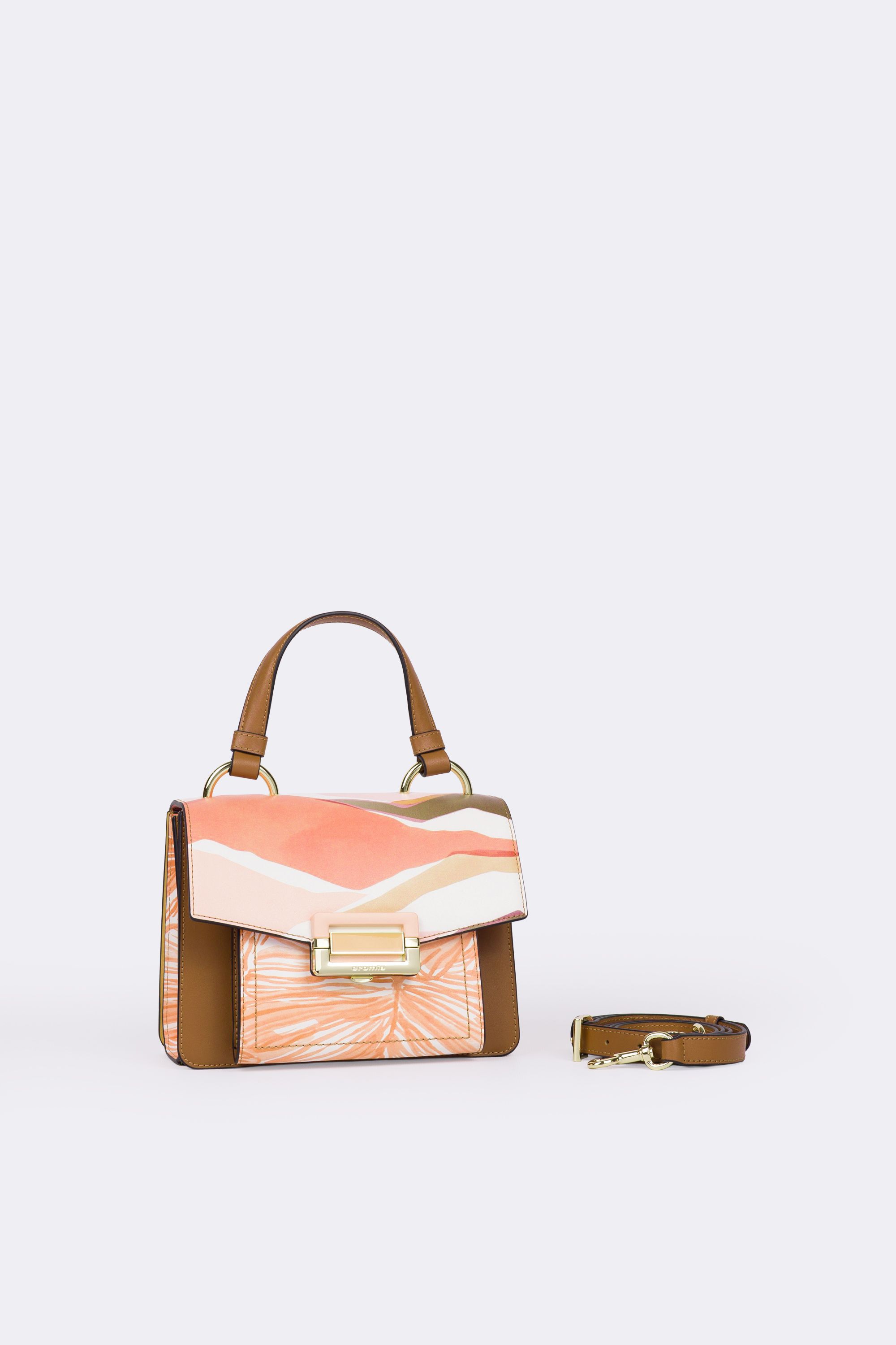 Borsa a mano pelle stampata disegno tramonto Cromia CROMIA Abbigliamento e accessori > Borsette, portafogli e custodie - dettaglio 2