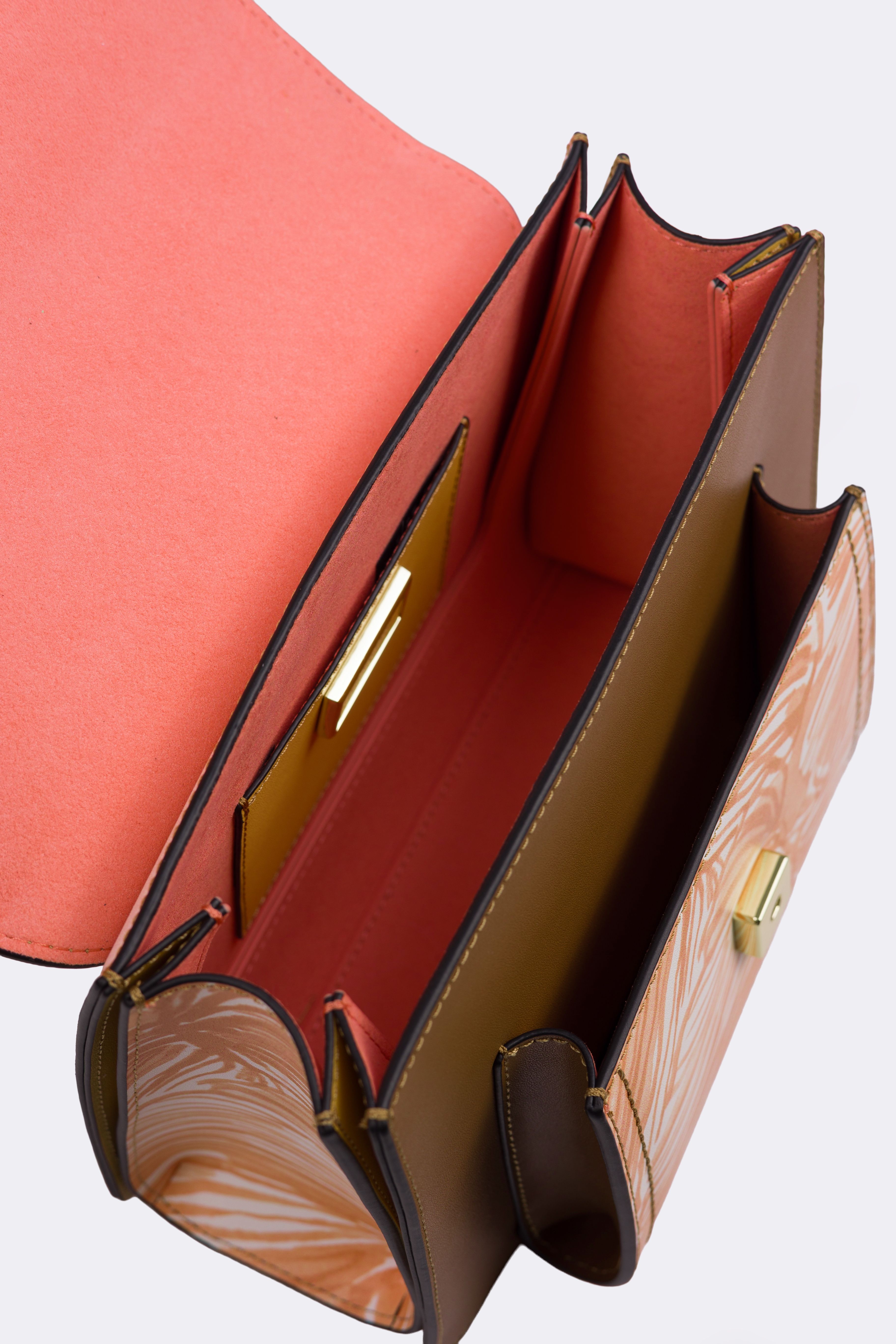 Borsa a mano pelle stampata disegno tramonto Cromia CROMIA Abbigliamento e accessori > Borsette, portafogli e custodie - dettaglio 3