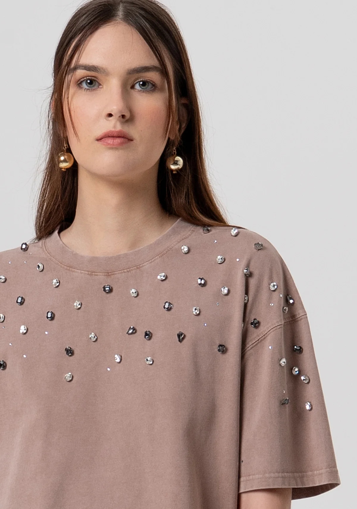 T-shirt modello croop Fracomina FRACOMINA Abbigliamento e accessori > Abbigliamento - dettaglio 1