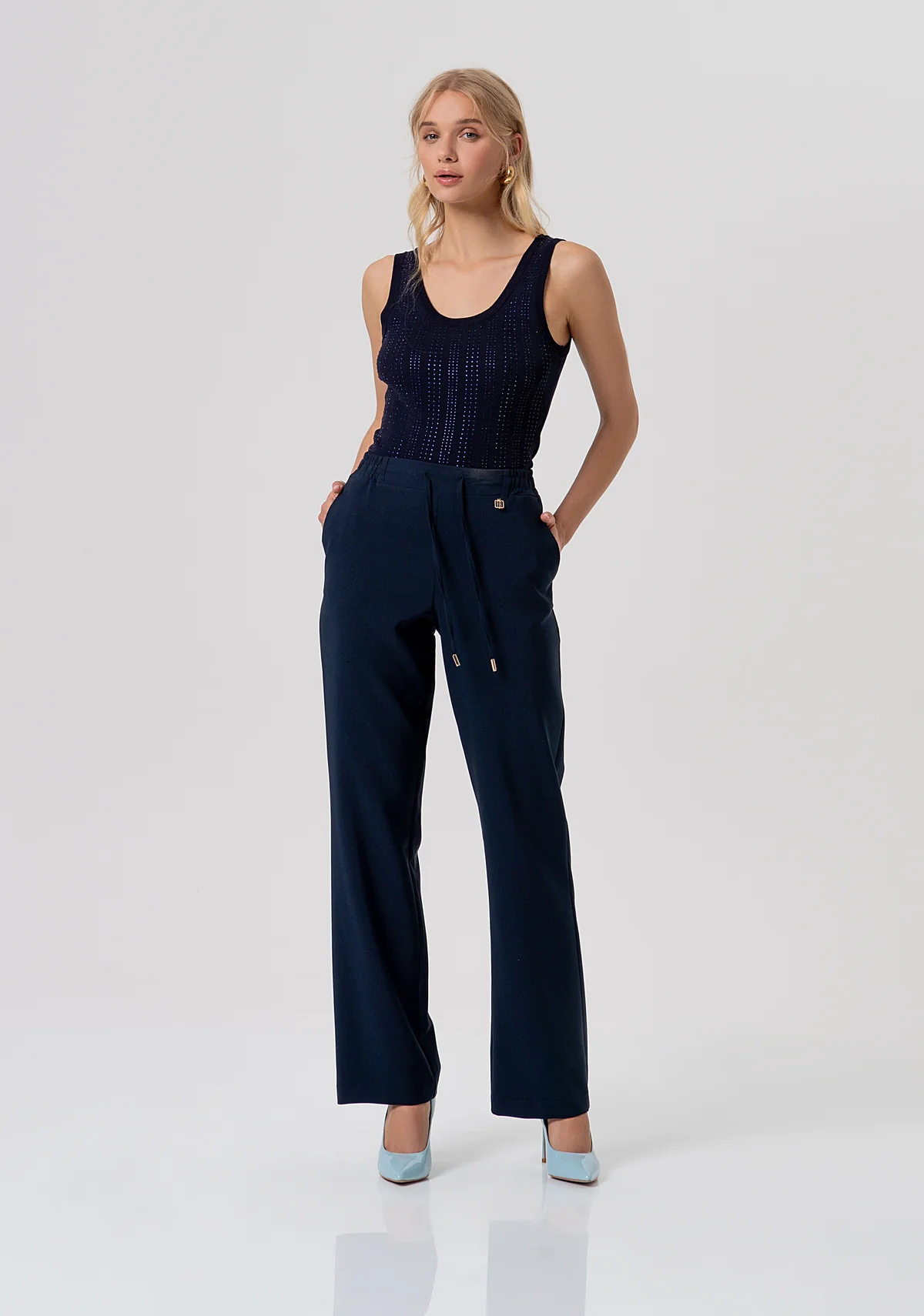 Pantalone in gamba dritta Fracomina FRACOMINA Abbigliamento e accessori > Abbigliamento - dettaglio 1