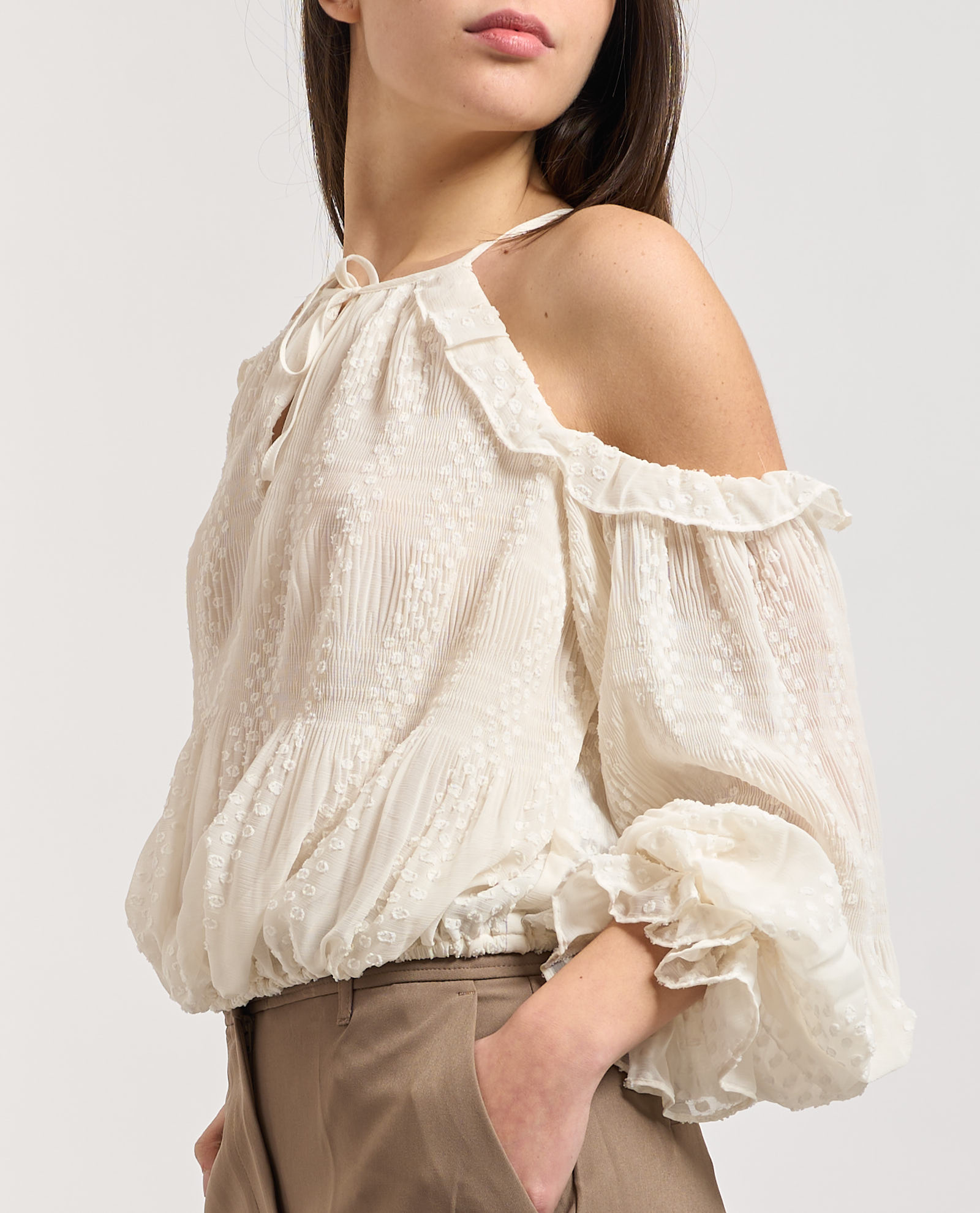 Camicia spalle scoperte Guess GUESS Abbigliamento e accessori > Abbigliamento - dettaglio 2