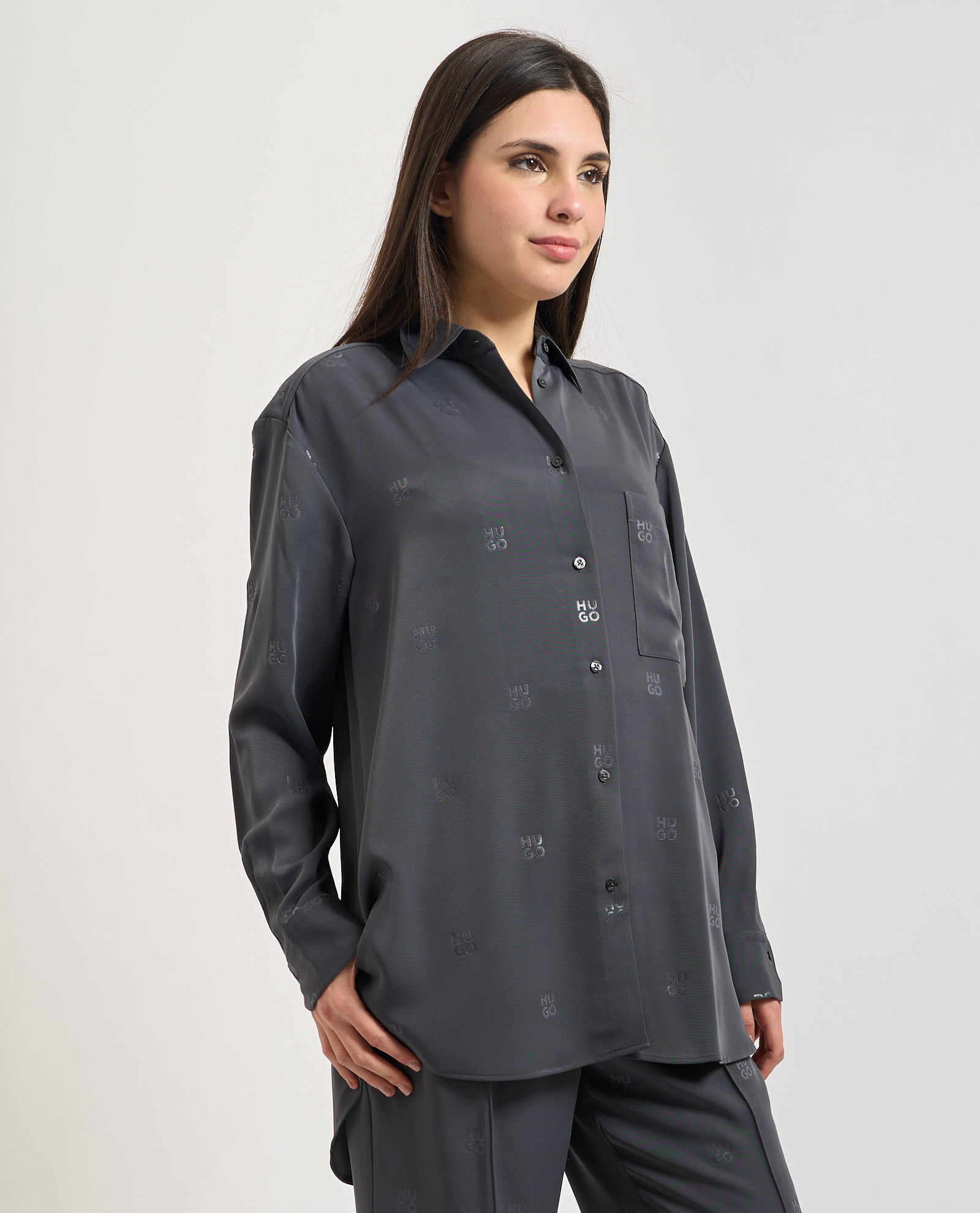 Camicia oversize donna Hugo HUGO Abbigliamento e accessori > Abbigliamento - dettaglio 3