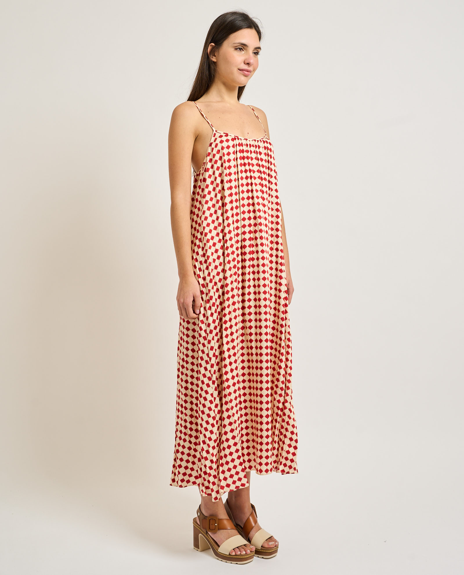Abito elegante lungo a rombi Iblues IBLUES Abbigliamento e accessori > Abbigliamento - dettaglio 2